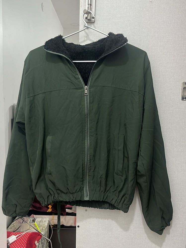 Medium Size Olive Colour Jacket