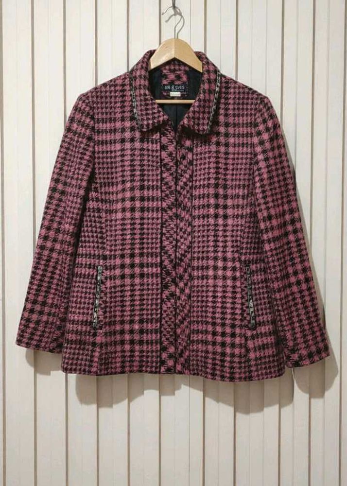 last✨best Shimmer Houndstooth Blazer✿⁠