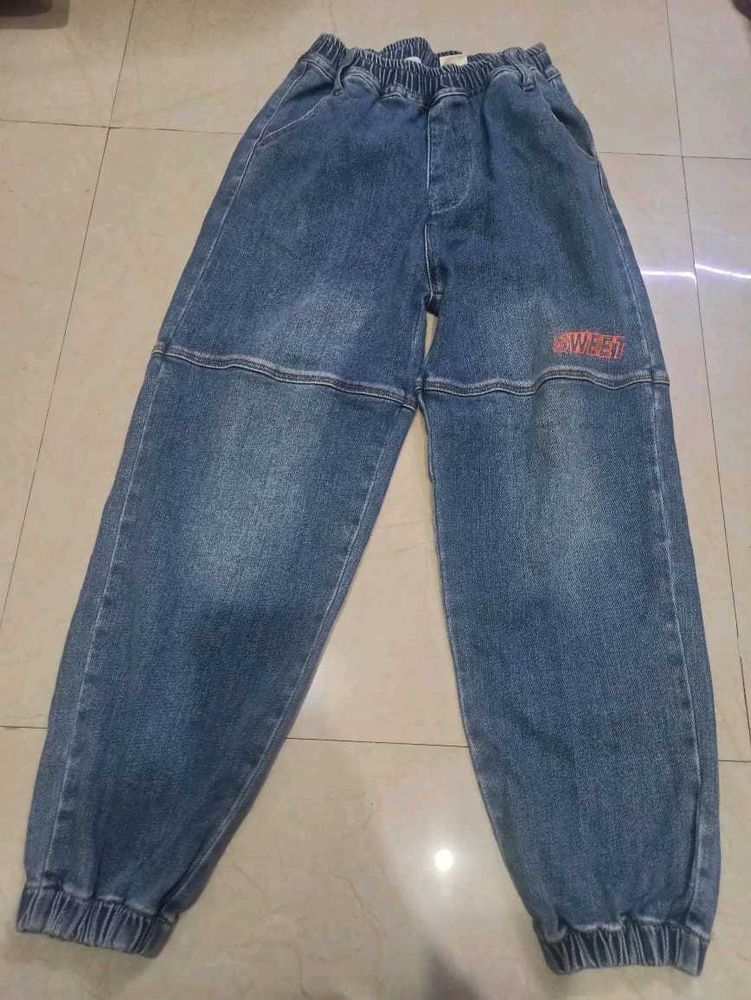 Comfy Blue Denim Joggers