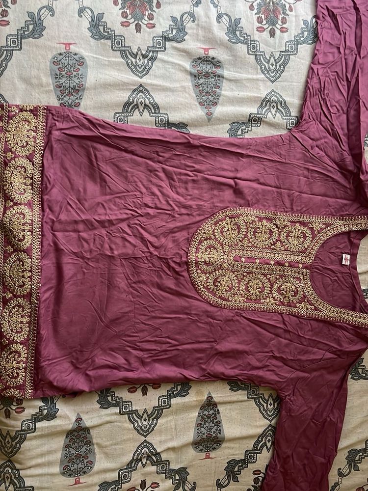 Embroidered Kurti Top