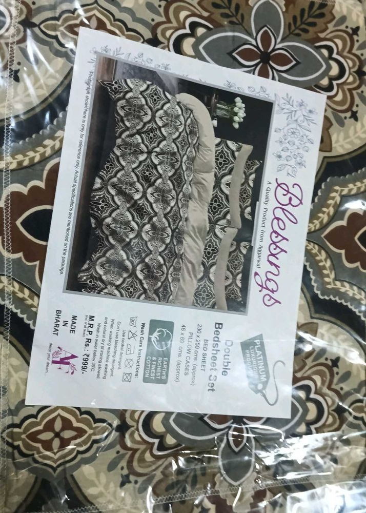 Blessings Double Bedsheet Set