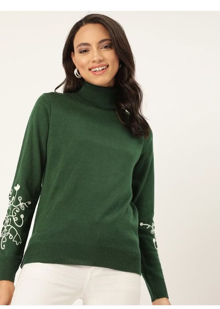 🔥Brand New Green Turtleneck Sweater