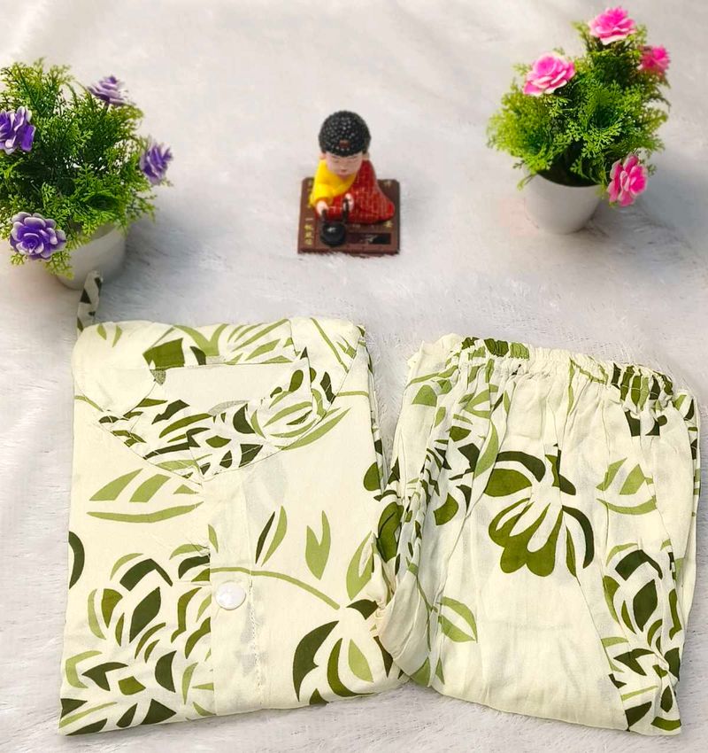 Floral Pajama Set
