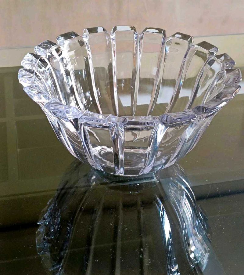 Studio Nova Crystal Glass Heavy Hostess Bowl