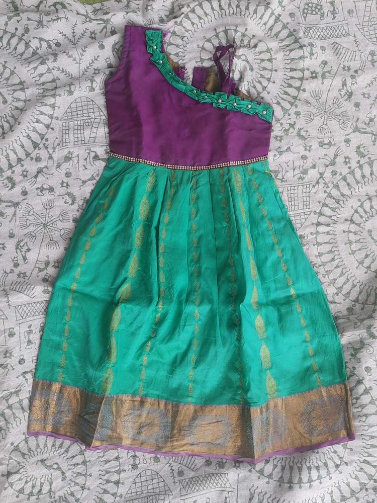 Traditional Fused Designer Kanchipuram Silk Gown