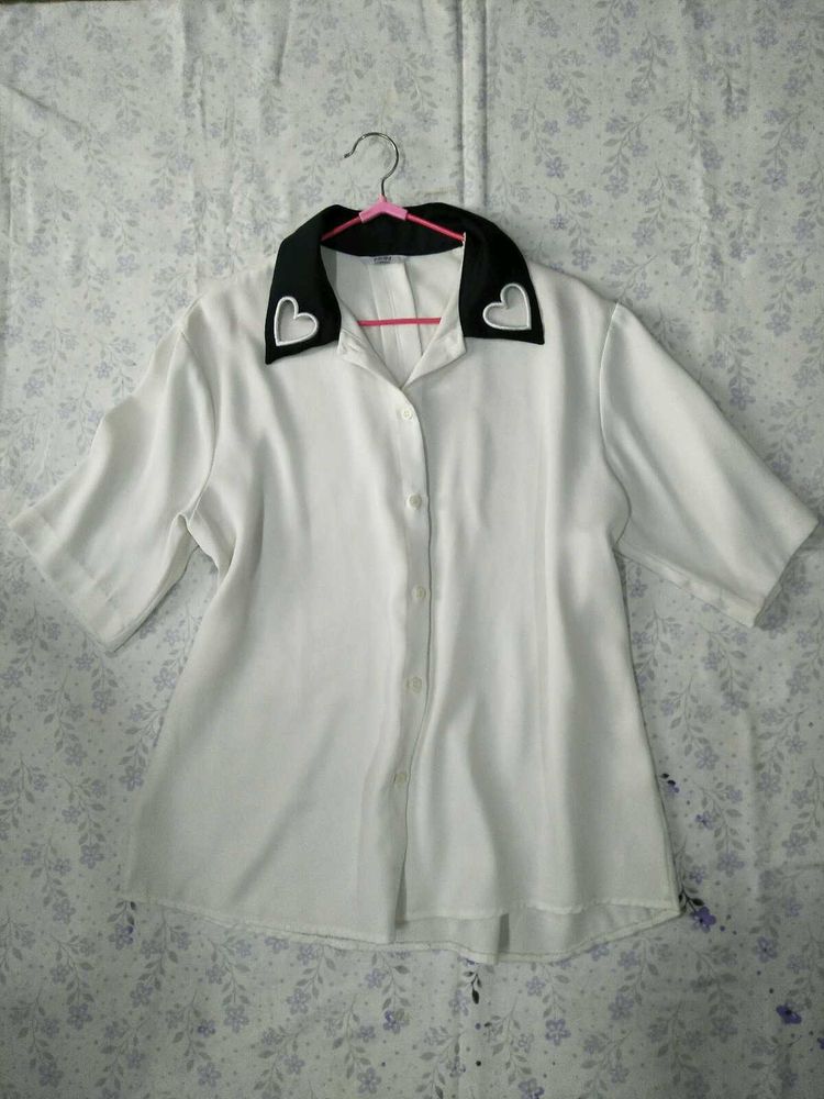 White Casual Tops