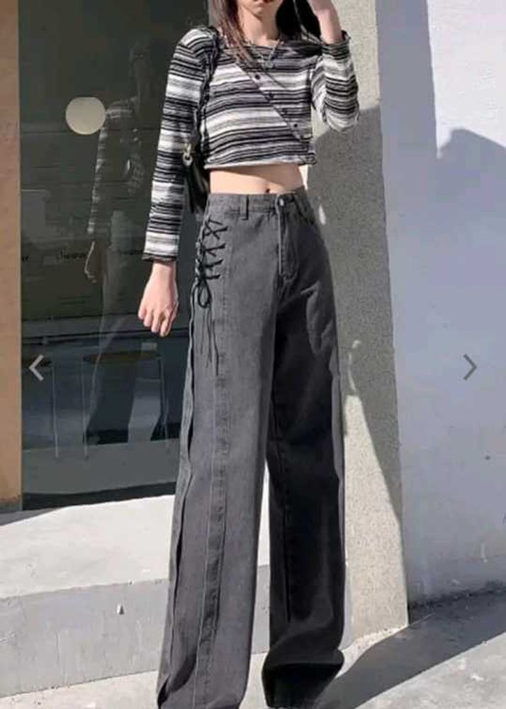 Wide Leg Jeans, Size - 28