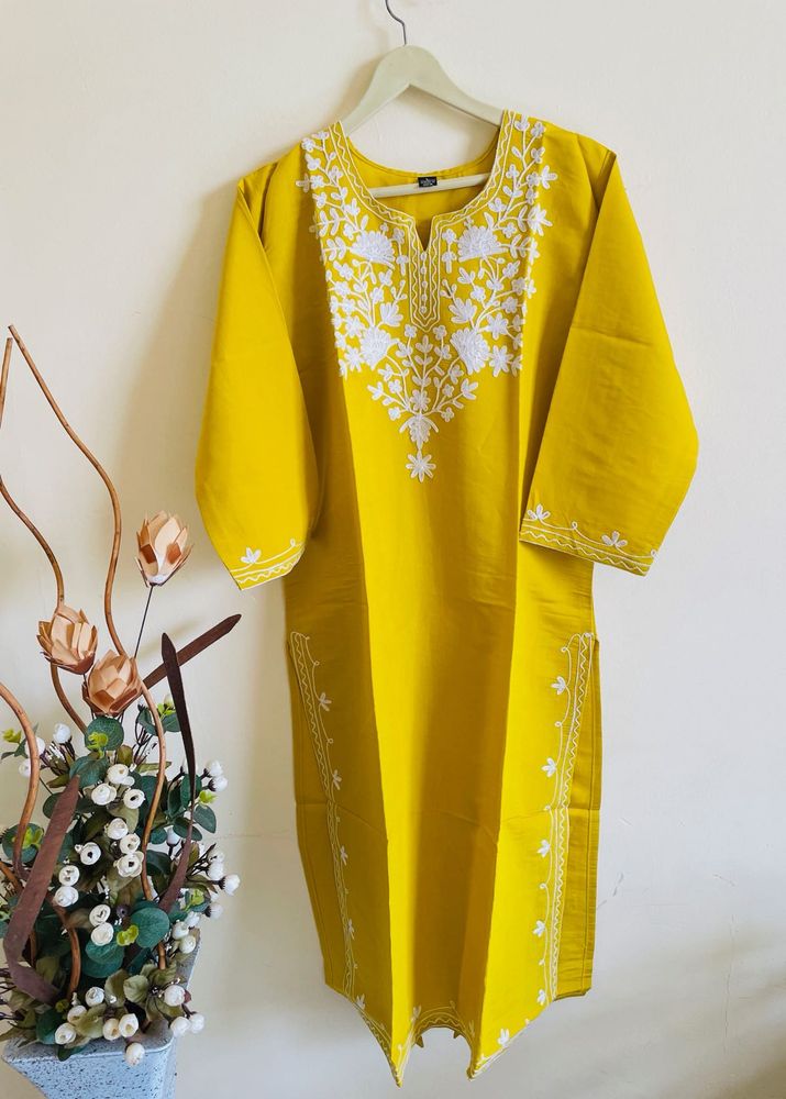 Elegant Yellow Kurta