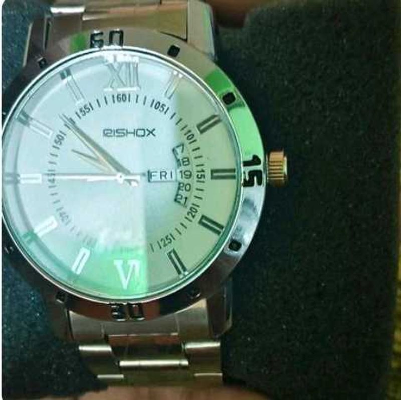 Rishox Silver Watch