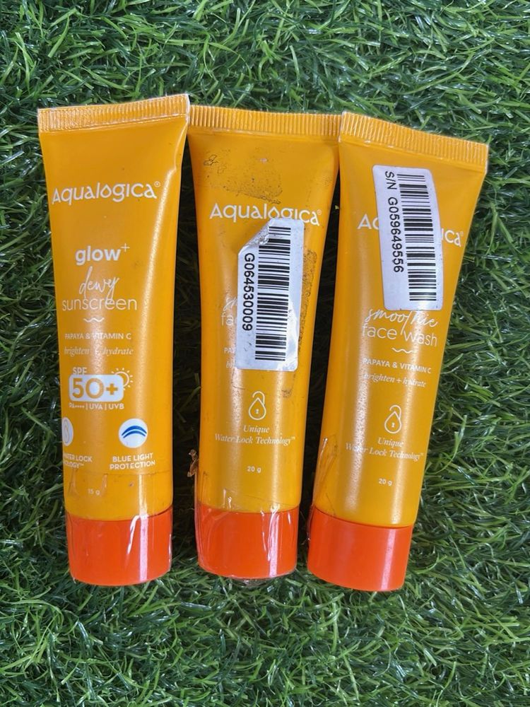 Aqualogica Face Wash 2 And Sunscreen
