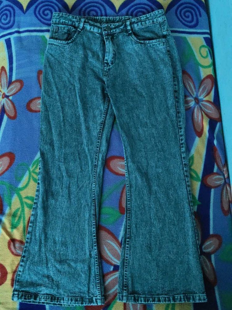 Flared Denim Jeans