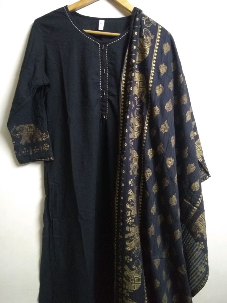 New Kurta Plazzo Dupatta Set