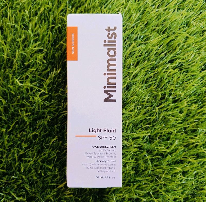 Minimalist Spf 50 Sunscreen