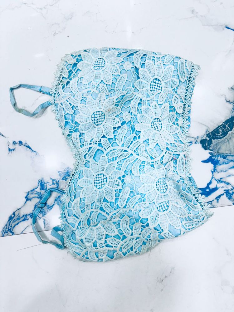 Light Blue Lace Cami