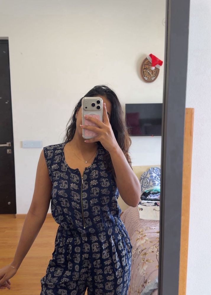 Printed Casual Jumpsuit