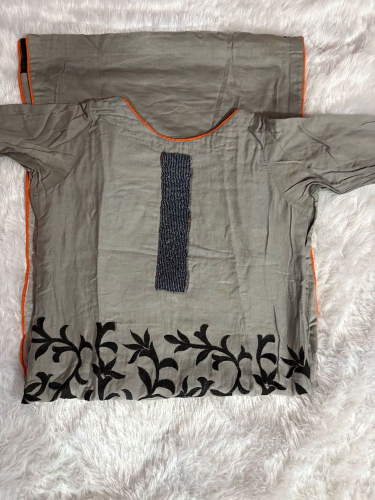 Embroidered Suit Salwar With Dupatta