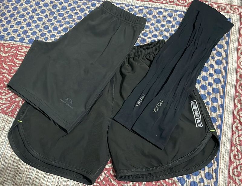 women’s sporty shorts with tights and a free gift