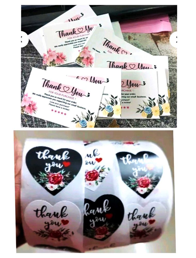 Thank You Cards &amp; Stickers