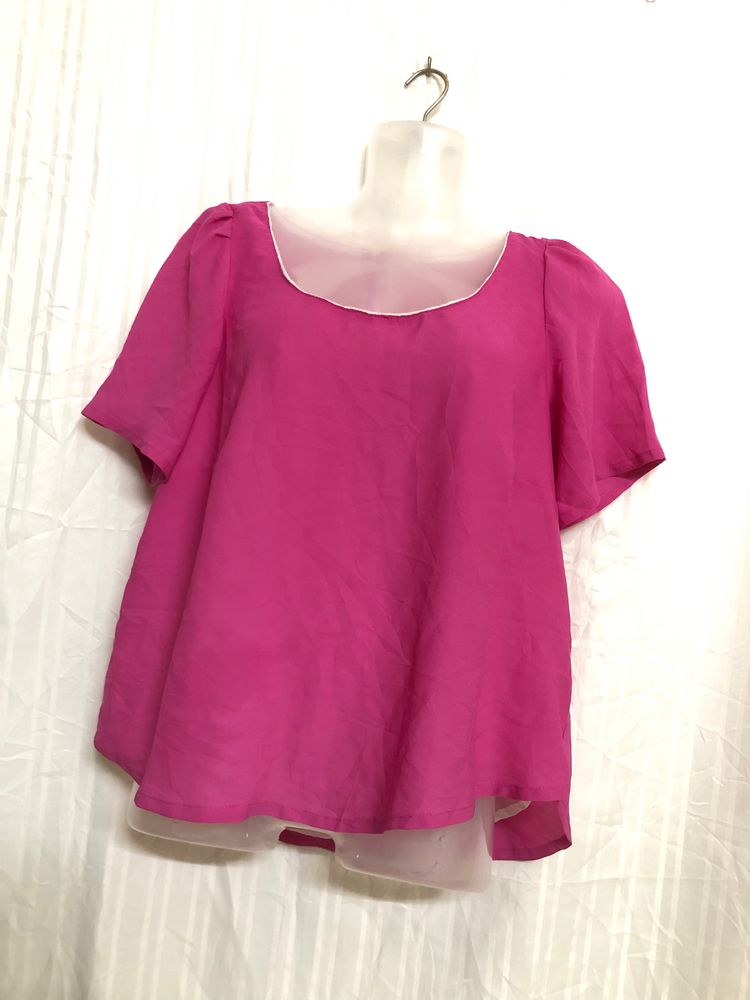 Pink Short Sleeve Top