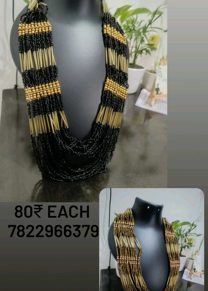Beaded Statement Necklace