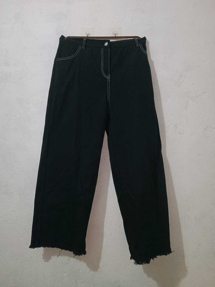 Wide Leg Cropped Pants