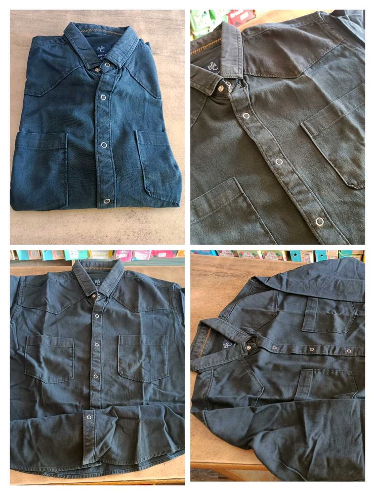 Hard Cotton Shirt For Overlap