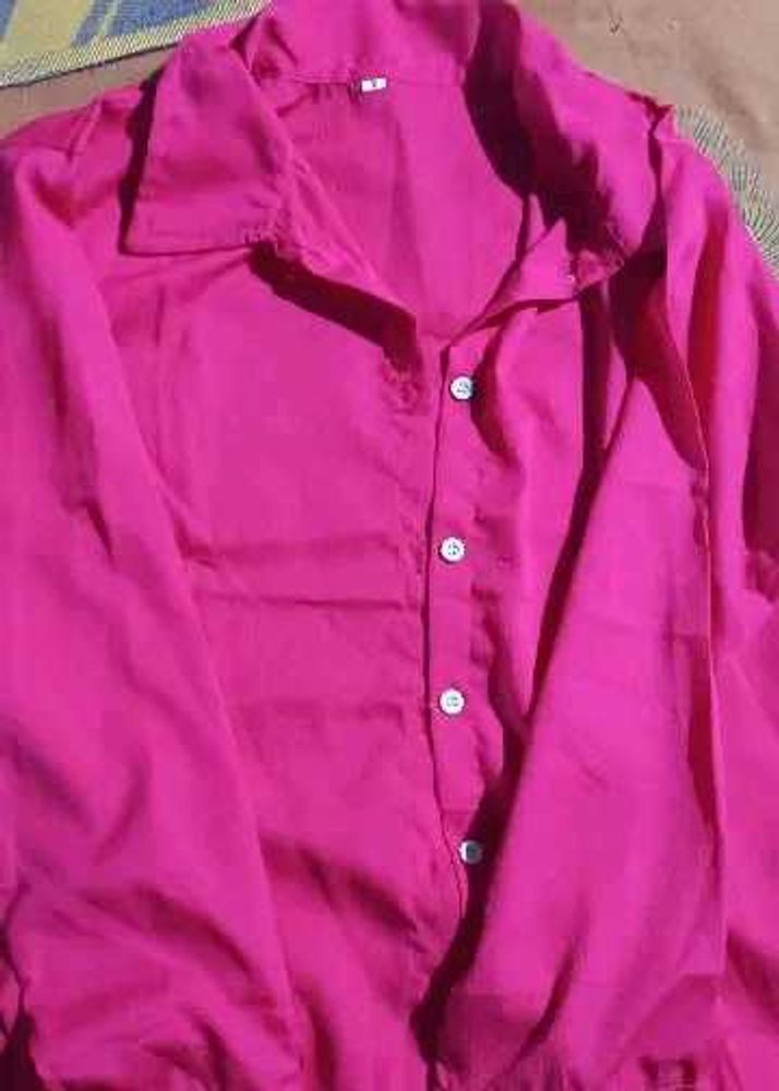 Pink Button-Down Shirt