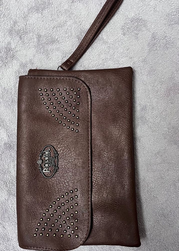 Brown pouch