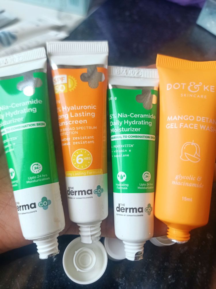 Combo ❤️ Of All The Derma Co Skincare Kit ✨
