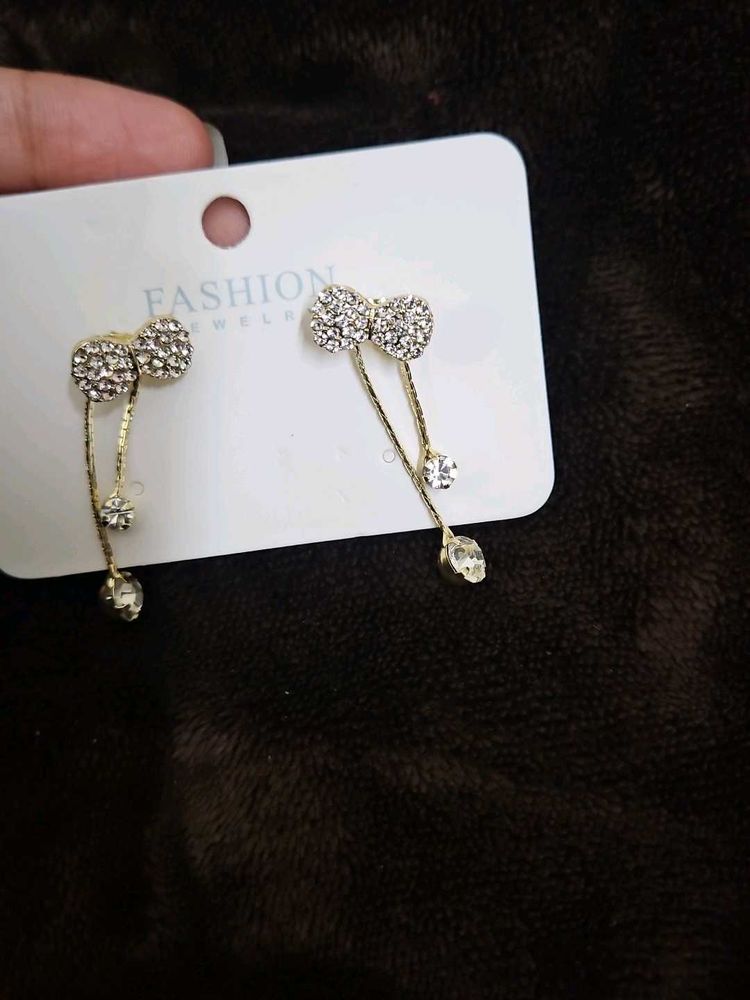 Bowknot Dangle Earrings