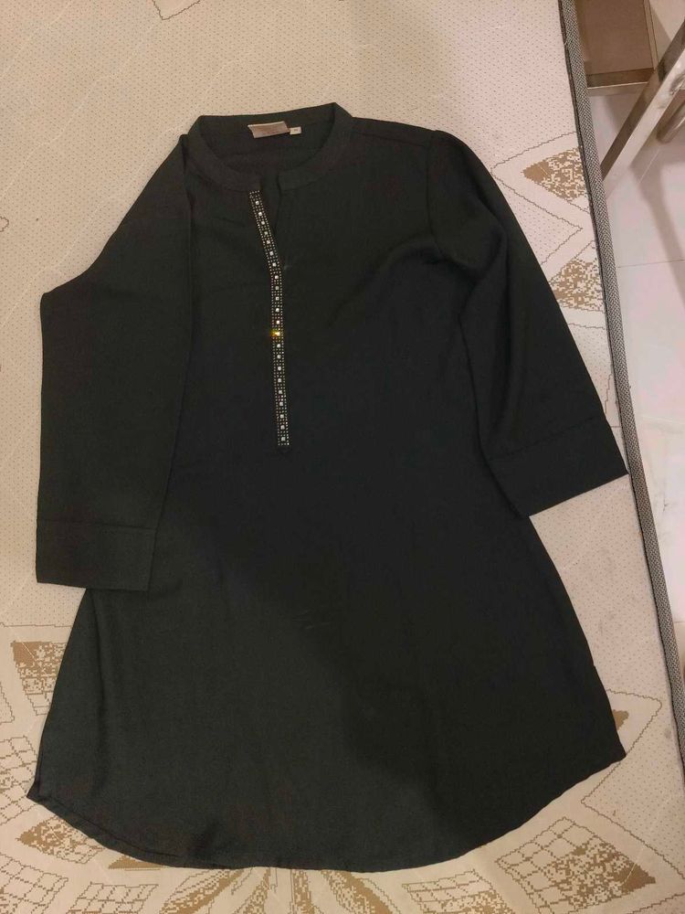 Elegant Black Kurta