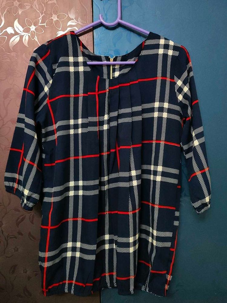 Plaid Top