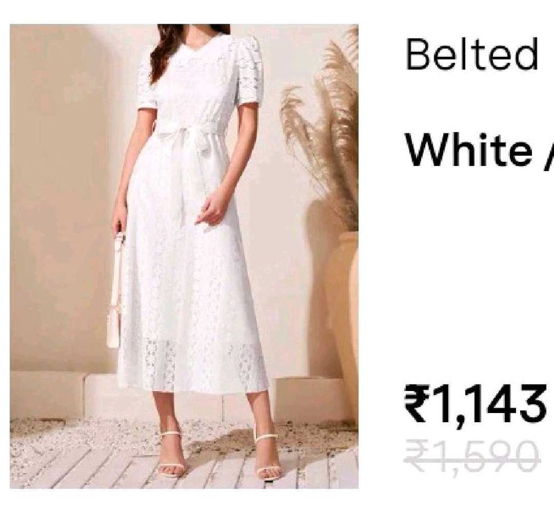 Urbanic White Dress