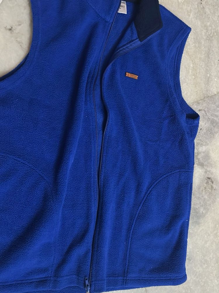 Blue Fleece Vest