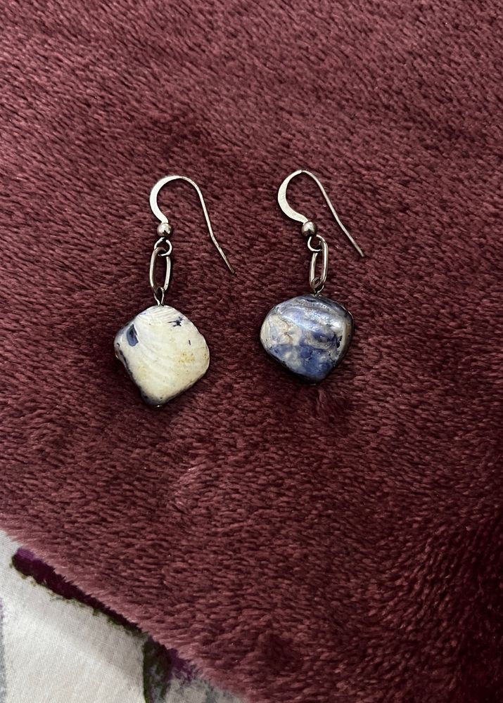 Blue Stone Hanging Earring