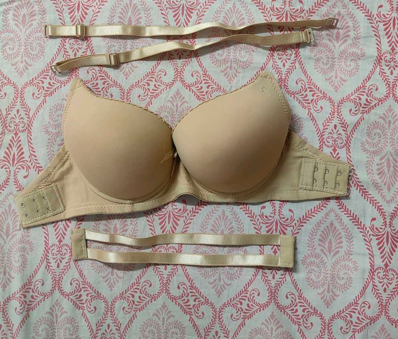 Nude Strapless Bra