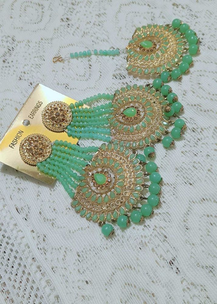 Earrings With Tika It&#39;s New, No Wear One Time