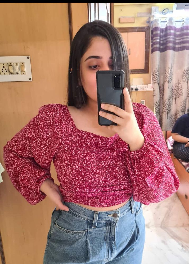 Floral Crop Top