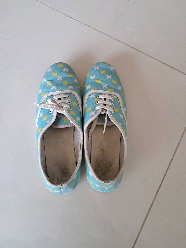 Kock N Keech: Sea Blue Casual Shoes