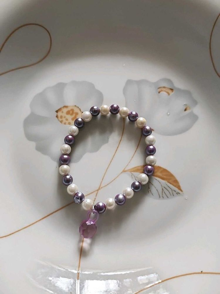 🆕️ Purple White Bracelet