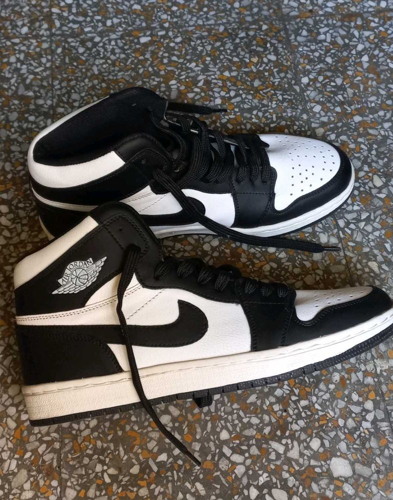 Nike panda high tops
