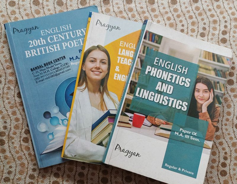 MA CCSU English Sem III All Books