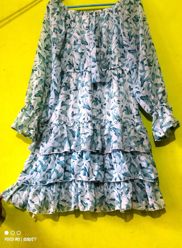 Floral Ruffle Mini Dress