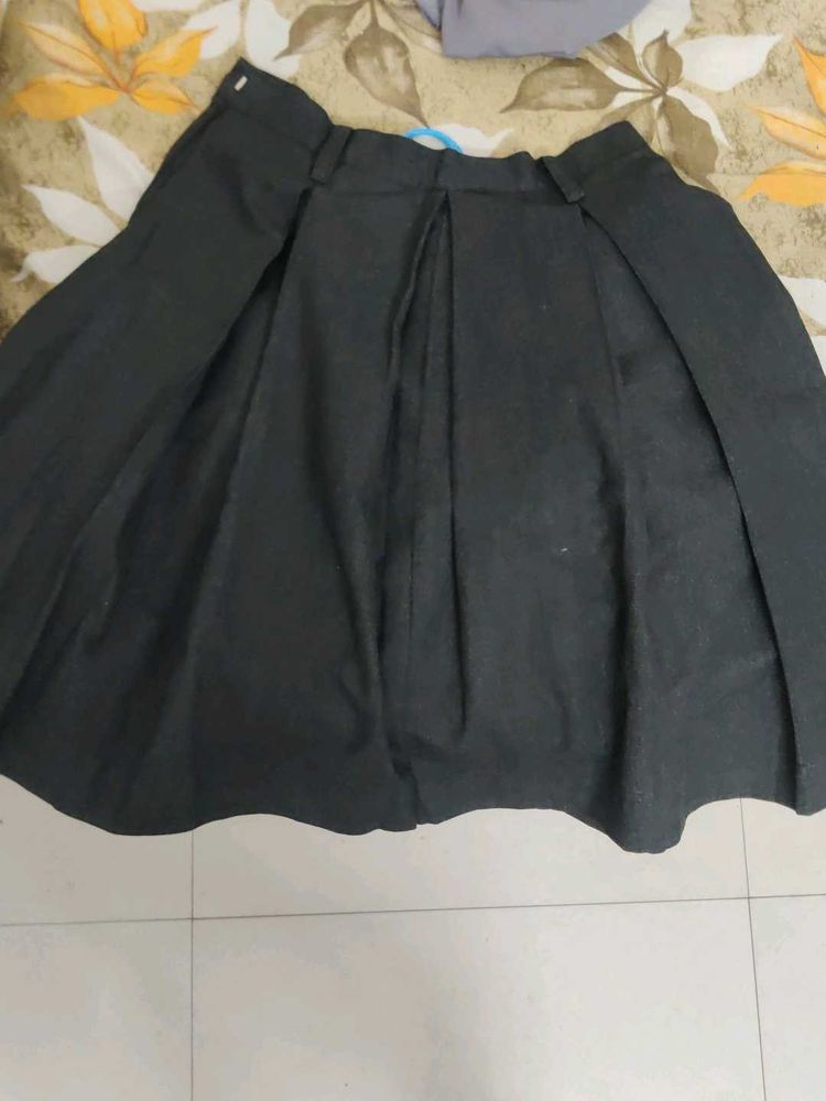 Grey School Skirt