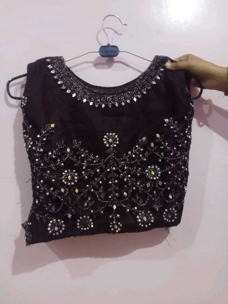 Embellished Blouse and lehnga