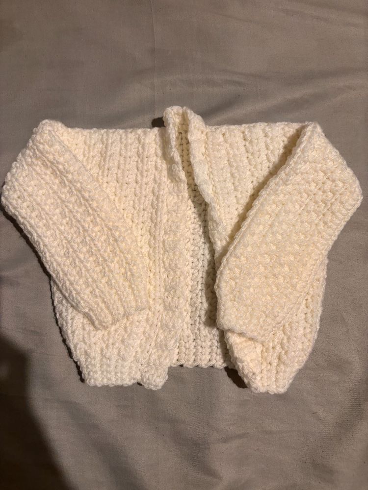 Cream Knit Cardigan