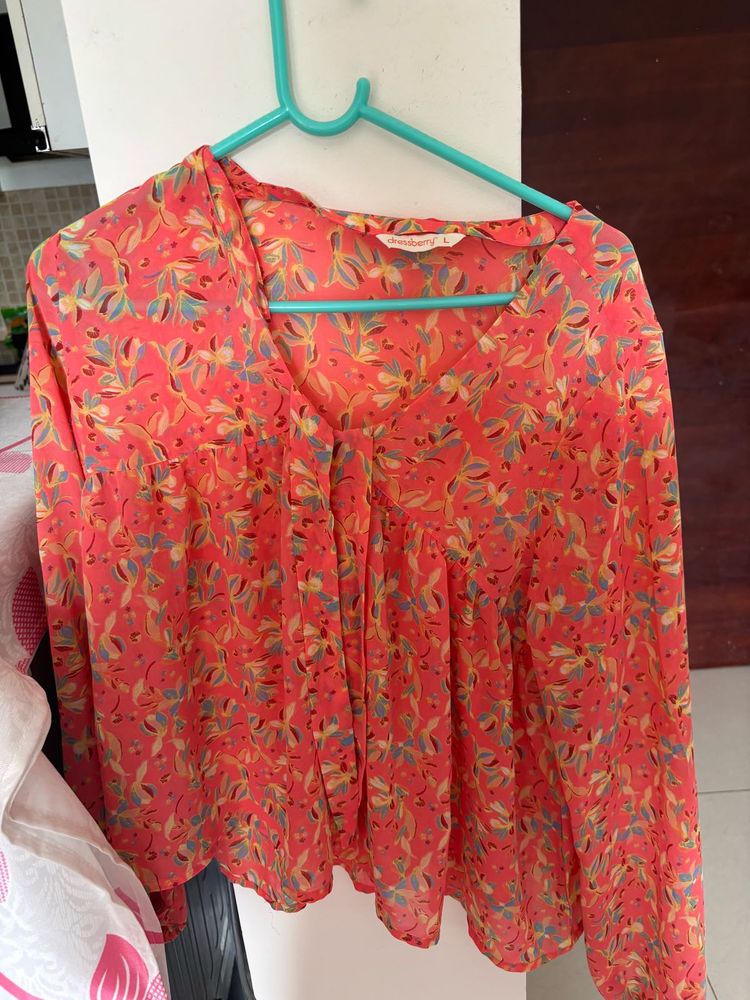 Floral Print Top