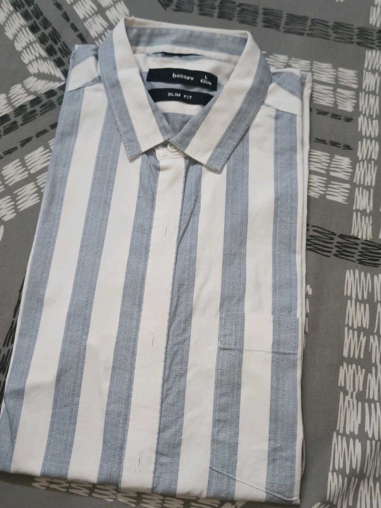 Striped Slim Fit Shirt