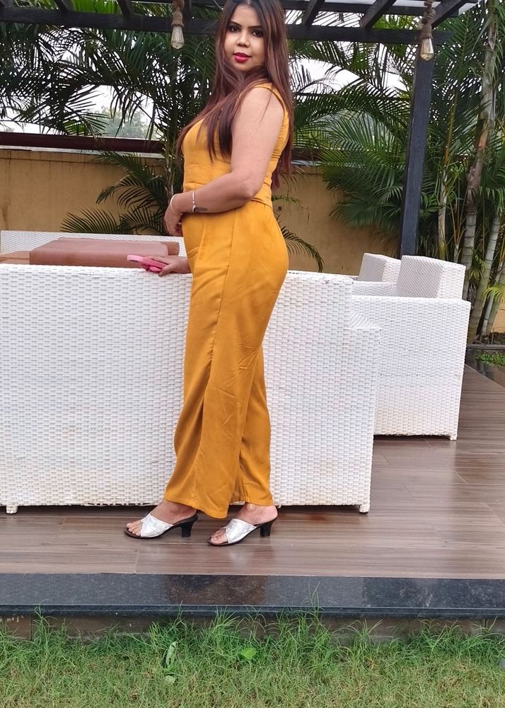 Stylish Mustard Jumpsuit