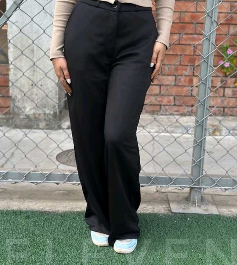 Casual Black Trouser